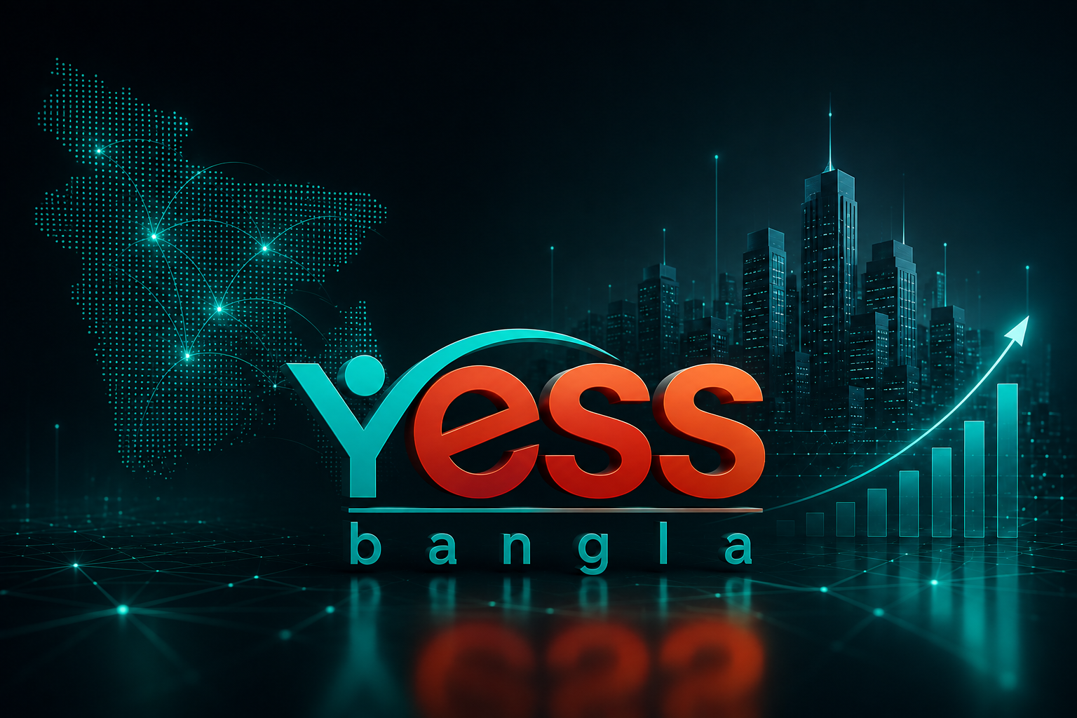 YESS Bangla team collaborating in modern office